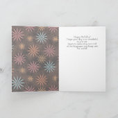 Personalized Starburst Birthday カード (内部)