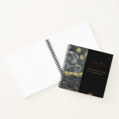 Personalized Starry Night Aesthetic Notebook ノートブック (内部)