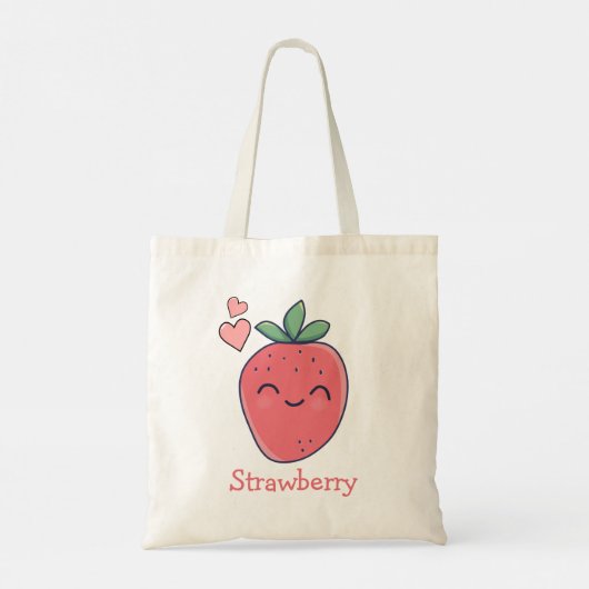 Personalized Strawberry トートバッグ (裏面)