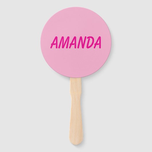 Personalized stripe and spot birthday bunting  ハンドファン (裏面)