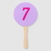 Personalized stripe and spot birthday bunting  ハンドファン (正面)