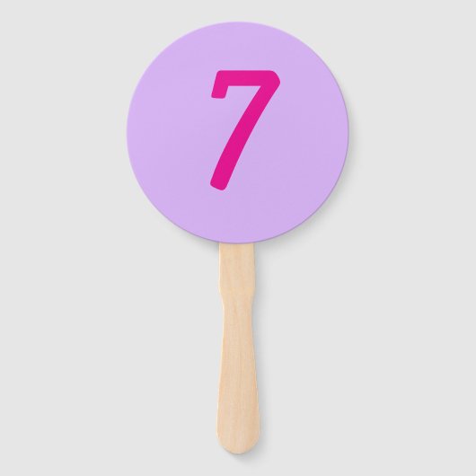 Personalized stripe and spot birthday bunting  ハンドファン (正面)