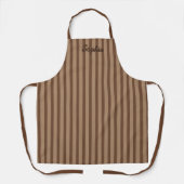 Personalized Stripe Apron for Kids and Adults エプロン (正面)