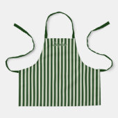 Personalized Stripe Apron for Kids and Adults エプロン (正面)