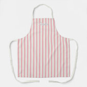 Personalized Stripe Apron for Kids and Adults エプロン (正面)