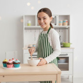 Personalized Stripe Apron for Kids and Adults エプロン