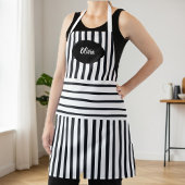 Personalized Striped Apron for Her | Custom  エプロン