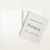 Personalized Study Planner Aesthetic StudentWeekly プランナー手帳 (ディスプレー)