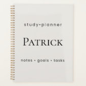 Personalized Study Planner Aesthetic StudentWeekly プランナー手帳 (正面)