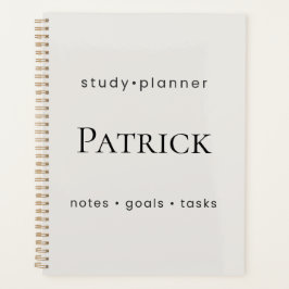 Personalized Study Planner Aesthetic StudentWeekly プランナー手帳