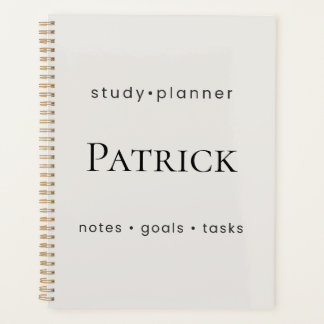 Personalized Study Planner Aesthetic StudentWeekly プランナー手帳