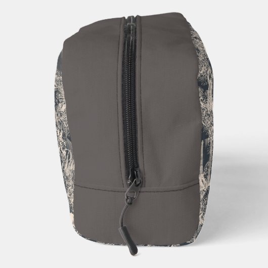 Personalized Stylish Black Paris Toile Design ドップキット (右)