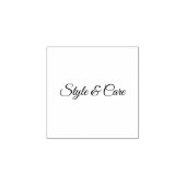 Personalized Stylish Font Wood Art Name Stamp ラバースタンプ (インプリント)