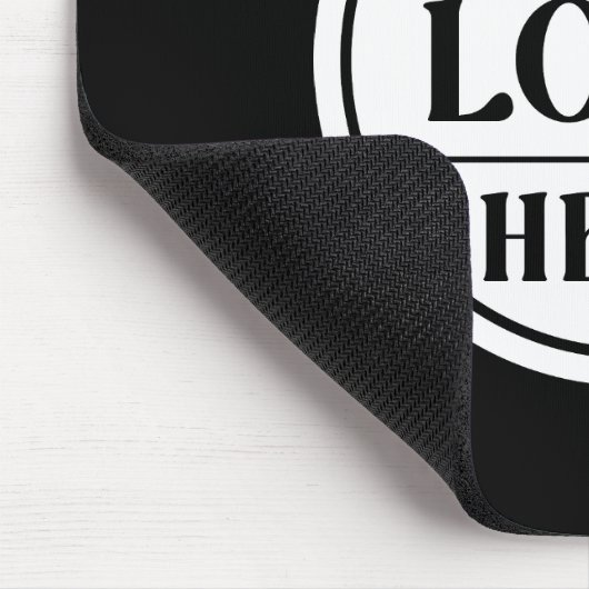 Personalized, stylish, modern & clean マウスパッド (コーナー)