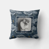 Personalized Stylish Relationship Throw Pillow  クッション (裏面)