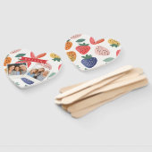 Personalized Summer Colorful Strawberry Pattern ハンドファン (組立なし)