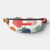 Personalized Summer Colorful Strawberry Pattern ファニーパック (レイダウン)