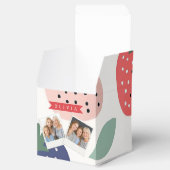 Personalized Summer Colorful Strawberry Pattern フェイバーボックス (オープン)