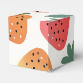 Personalized Summer Colorful Strawberry Pattern フェイバーボックス (裏面サイド)