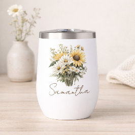 Personalized Summer Daisy Bouquet Name