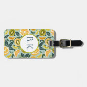 Personalized Summer Lemon Kiwi Luggage Tag  ラゲッジタグ (正面横)