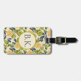 Personalized Summer Lemon Kiwi Luggage Tag  ラゲッジタグ