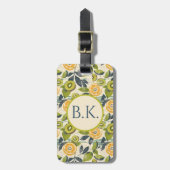 Personalized Summer Lemon Kiwi Luggage Tag  ラゲッジタグ (正面縦)