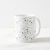Personalized sunflower coffee mug コーヒーマグカップ (正面右)