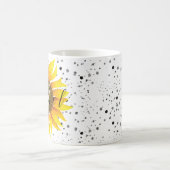 Personalized sunflower coffee mug コーヒーマグカップ (中央)