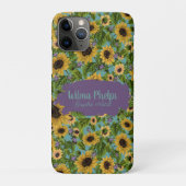 Personalized "Sunflower Rapture"  Case-Mate iPhoneケース (裏)