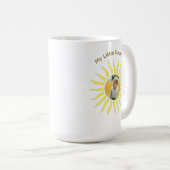Personalized Sunshine Baby Photo Mug コーヒーマグカップ (正面右)