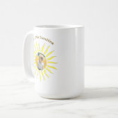 Personalized Sunshine Baby Photo Mug コーヒーマグカップ (正面左)