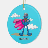 Personalized Super Grover | Custom Name & Photo セラミックオーナメント (左)