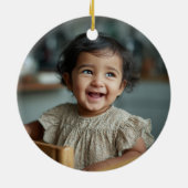 Personalized Super Grover | Custom Name & Photo セラミックオーナメント (裏面)