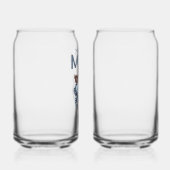 Personalized Super Mom with Son and Daughter Gift ガラス缶 (左)