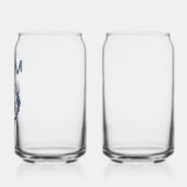 Personalized Super Mom with Son and Daughter Gift ガラス缶 (右)