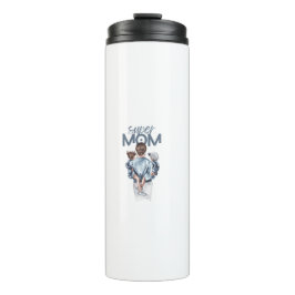 Personalized Super Mom with Son and Daughter Gift タンブラー