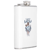 Personalized Super Mom with Son and Daughter Gift フラスク (右)
