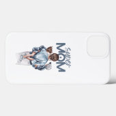 Personalized Super Mom with Son and Daughter Gift Case-Mate iPhoneケース (裏面 (横))