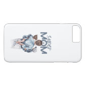 Personalized Super Mom with Son and Daughter Gift Case-Mate iPhoneケース (裏面(横))