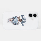 Personalized Super Mom with Son and Daughter Gift iPhone 16ケース (裏面横)