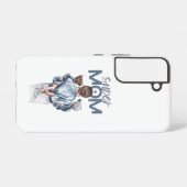 Personalized Super Mom with Son and Daughter Gift Samsung Galaxyケース (裏面横)