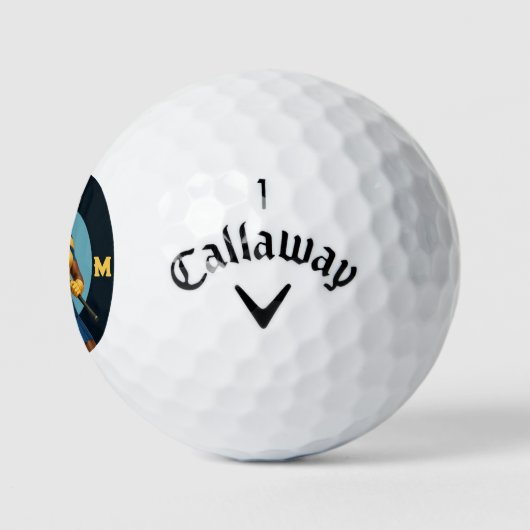 Personalized Superhero Callaway Warbird Golf Balls ゴルフボール (ロゴ)