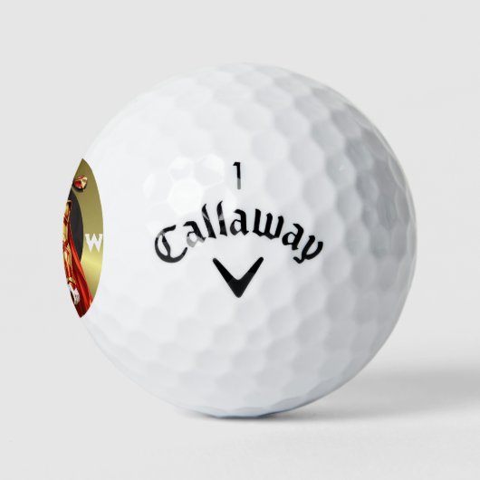 Personalized Superhero Callaway Warbird Golf Balls ゴルフボール (ロゴ)