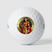 Personalized Superhero Callaway Warbird Golf Balls ゴルフボール (正面)