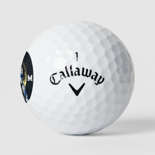 Personalized Superhero Callaway Warbird Golf Balls ゴルフボール (ロゴ)