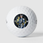 Personalized Superhero Callaway Warbird Golf Balls ゴルフボール (正面)