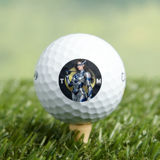 Personalized Superhero Callaway Warbird Golf Balls ゴルフボール (インサイチュ 木)