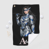Personalized Superhero Golf Towel ゴルフタオル (インサイチュ)