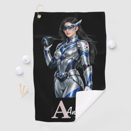 Personalized Superhero Golf Towel ゴルフタオル (インサイチュ)